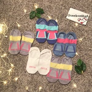 NEW 5 PAIRS Zella No Show Sport Socks Women Comfy Comfortable Footie Footy Liner